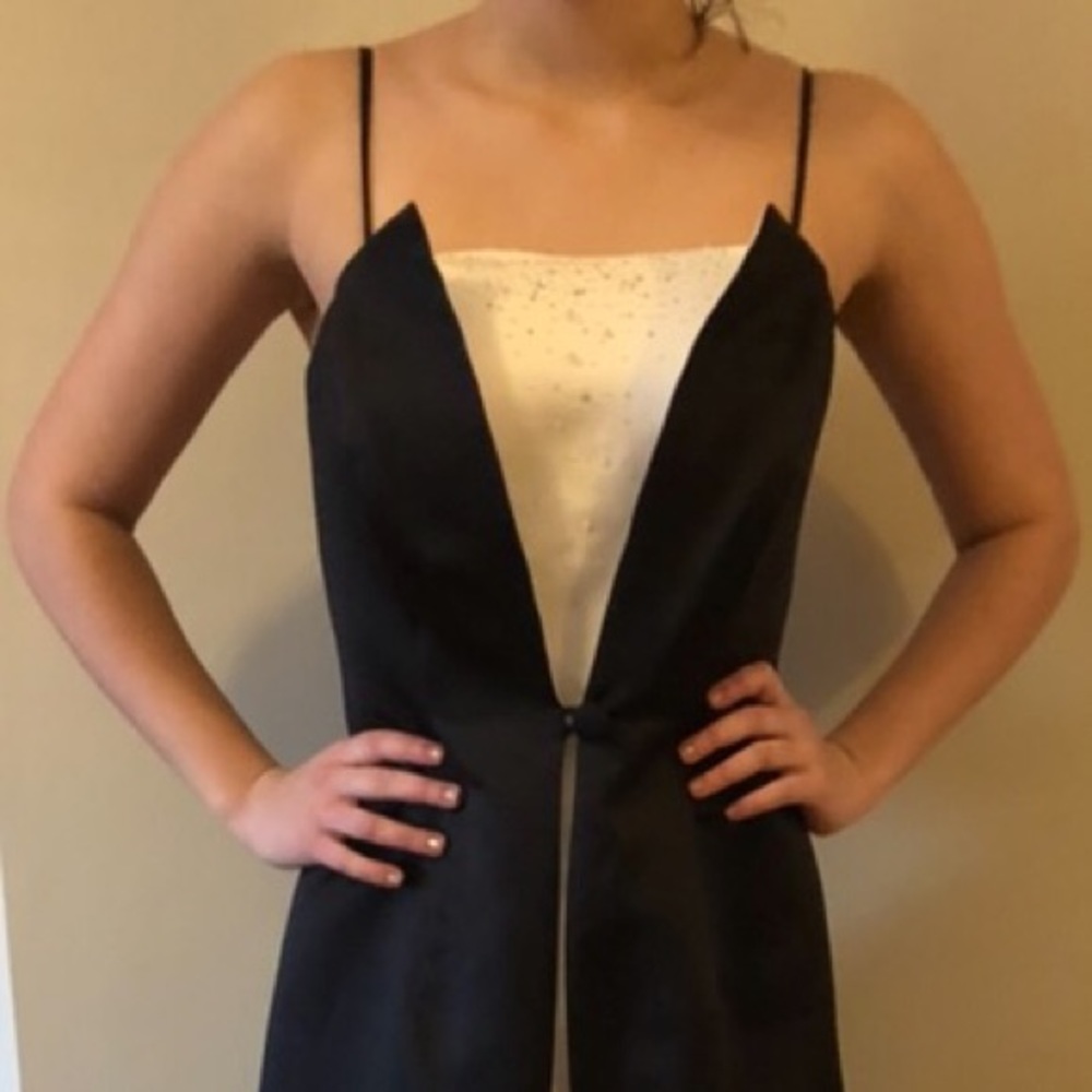 Classic tuxedo dress